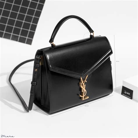 ysl cassette bag|CASSANDRA Medium top handle bag in grain de poudre.